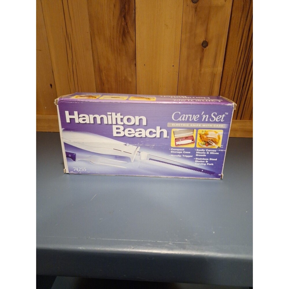 Hamilton Beach Carve N Set Electric Knife 74255